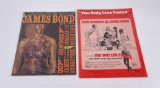 007 James Bond Song Books You Only Live Twice