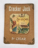 Antique Cracker Jack Cigar Sign