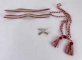 Montana Indian Scout Campaign Badge & Hat Cord