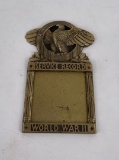 Bronze Veterans Service Plaque WW2