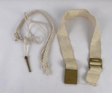 US Army Aiguillette and Belt