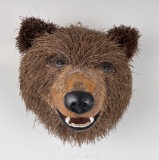Montana Made Pine Needle Gourd Bear Mask