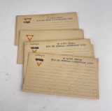 Lot of WW1 YMCA Soldiers Post Cards