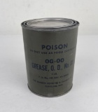 WW2 US Army OG-00 Grease 1lb Can