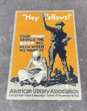 WW1 American Library Association Poster