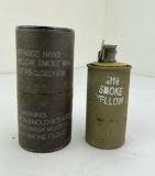 Vietnam Yellow M18 Smoke Grenade