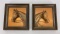 Gladys Brown Edwards Metal Corp Horse Head Plaques