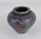 Raku Studio Pottery Vase