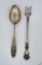 Sterling Silver Flatwear Fork and Spoon