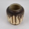 Mid Century Drip Glaze Studio Pottery Vase