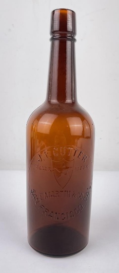 J.F. Cutter San Francisco California Bottle