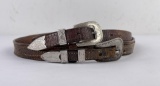 Pair of Vintage Cowboy Leather Belts
