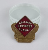 Railway Express Agency Railroad Badge