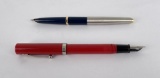 Parker and Sheaffer Fountain Pens
