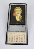1932 Art Nouveau Flapper Girl Calendar