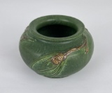 Matte Green Ephraim Pottery Pinecone Vase Bowl