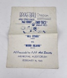 WW2 Army Air Force Basketball Program