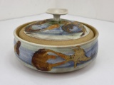 Studio Pottery Lidded Bowl