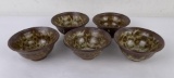 Group of Mid Century Studio Pottery Bowls