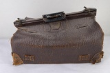 Antique Seal Shark Leather Doctors Bag