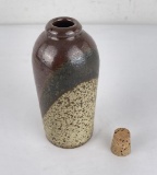 Mid Century Studio Pottery Bottle