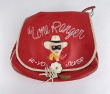 Vintage Lone Ranger Red Vinyl Saddle Bag Toy Purse