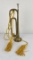 USQMC Marked Cavalry R&H Bugle w/ Cords 18