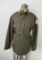 WW2 US Army Officers CBI Dark Green Dress Shirt