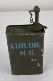 WW2 Browning MG Lube Lubricant Oil Can
