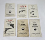 Group of Ruger Pistol Booklets