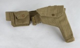 WW2 British .455 Webley Holster Pistol Belt