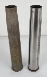 Pair of Brass WW2 40mm Casings Bofors