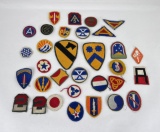 Lot of WW2 Assorted Military Shoulder Patches