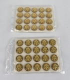 Vietnam US Army Detached Service Collar Discs