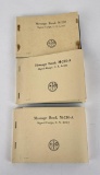 Lot of WW2 Message Books w/ Pigeon Paper M-210