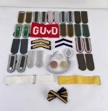 Assorted Lot of East German Military Insignia