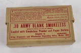 Winchester .30 Army Blank Smokeless Ammo Box