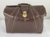 WW2 US Navy Type 4 Leather Briefcase ID