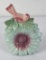 Mccoy Bird on Flower Pottery Wall Pocket