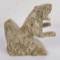 Mexican Carved Fossil Stone Mountain Lion