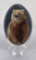 Grizzly Bear Painted Emu Egg