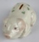 Irish Belleek Shamrock Piggy Bank