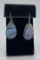 Sterling Silver Abalone Earrings