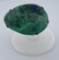 Israel Sterling Silver Malachite Brooch