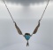 Navajo Sterling Silver Turquoise Necklace