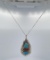 Effie Calavaza Sterling Silver Turquoise Necklace