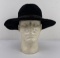 Navy Blue Linen Cowboy Hat