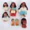 Vintage Native American Indian Dolls