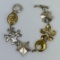 Sterling Silver and Brass Link Bracelet