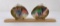 Antique Japanese Painted Clam Shells